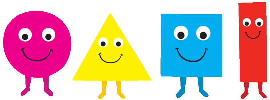 Circle, Triangle, Square + Rectangle